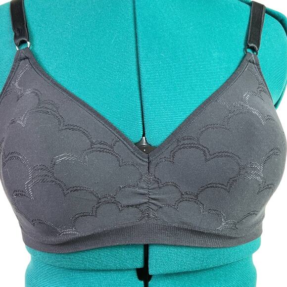 Bali Comfort Revolution Wire Free Bra Bundle Adjustable Straps Nude Black - Picture 8 of 11